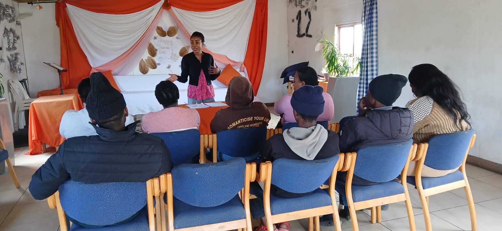 AI training session with participants in Khayelitsha Township
